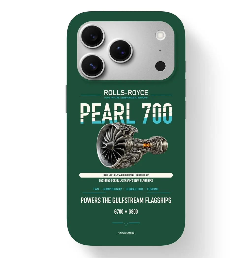PEARL 700 Case design on dark green iphone case