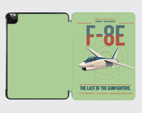 Thumbnail for F-8E Crusader design on light green ipad tablet case