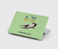 Thumbnail for A-7E Corsair II design on light green MacBook case