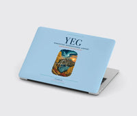 Thumbnail for Edmonton International Airport (YEG) design on light blue MacBook case