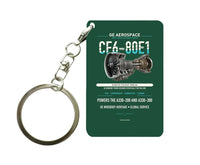 Thumbnail for CF6-80E1 Key Chain design on dark green key chain