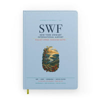 Thumbnail for New York Stewart International Airport (SWF) design on light blue notebook