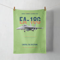 Thumbnail for EA-18G Growler Control The Spectrum design on light green towel