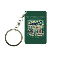 Thumbnail for VINTAGE G4234 - The Dropped Supplies - Designed Key Chain design on darkgreen