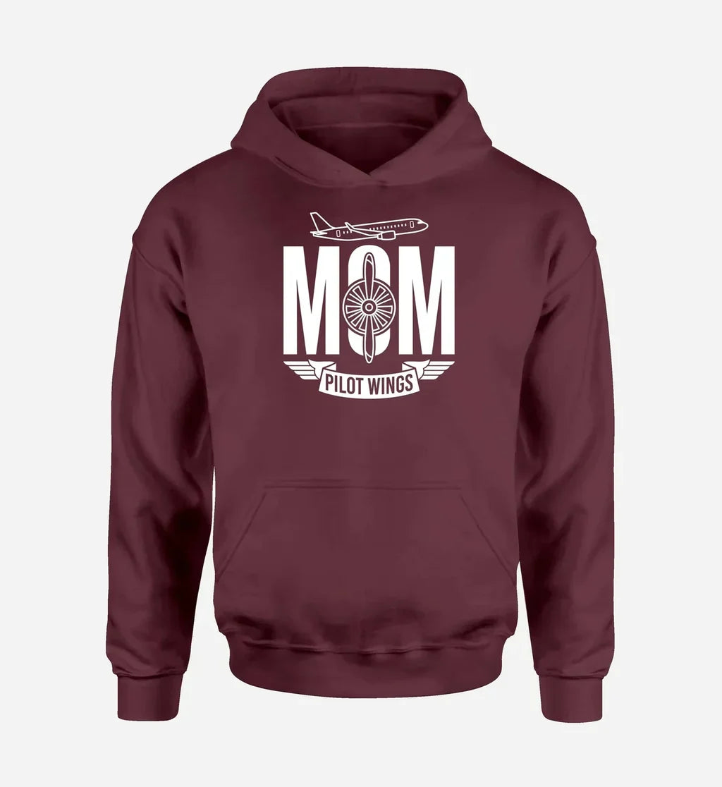 Aviation Mom - Dark Red