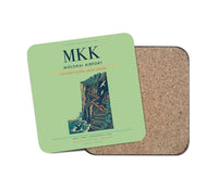 Thumbnail for Molokai Airport (MKK) design on light green 1 piece coaster