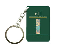 Thumbnail for Bauerfield International Airport VLI — Port Vila Key Chain design on dark green key chain