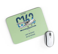 Thumbnail for Cessna 162 Skycatcher design on light green rectangle mouse pad