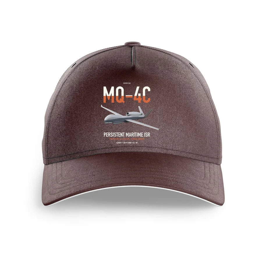 MQ-4C Triton IFC-4 design on brown printed hat