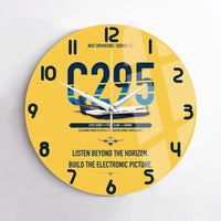 Thumbnail for Airbus C295 SIGINT design on yellow no frame wall clock