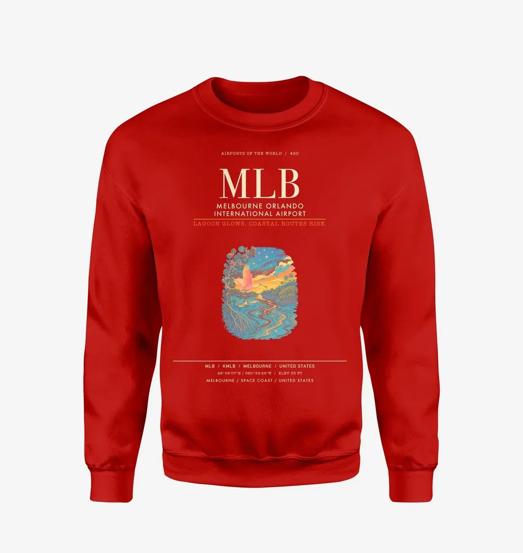 Melbourne Orlando International Airport MLB Sweatshirt - Red