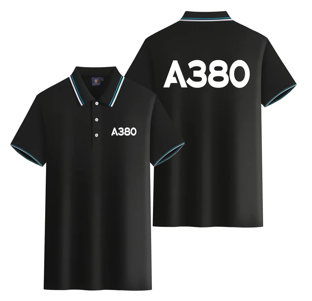 Customisable Airbus A380 Polo Shirt - view 4