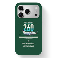 Thumbnail for Beechcraft King Air 260 design on dark green magsafe iphone case, for iPhone 17 Pro