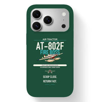 Thumbnail for Air Tractor AT-802F Fire Boss design on dark green magsafe iphone case, for iPhone 17 Pro