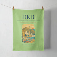Thumbnail for Leopold Sedar Senghor International Airport (DKR) design on light green towel