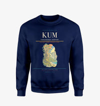 Thumbnail for Yakushima Airport (KUM) design on navy blue sweatshirt