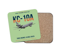 Thumbnail for KC-10A EXTENDER design on light green 1 piece coaster