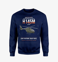 Thumbnail for Airbus Helicopters H145M LUH SOF design on navy blue sweatshirt