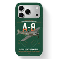 Thumbnail for Focke-Wulf Fw 190A-8 design on dark green magsafe iphone case, for iPhone 17 Pro