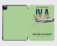 Thumbnail for Dassault Mystère IV A design on light green ipad tablet case