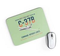 Thumbnail for C-37B Global Command Link design on light green rectangle mouse pad