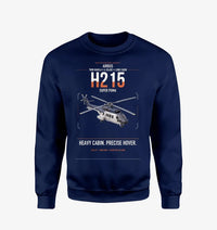 Thumbnail for Airbus H215 design on navy blue sweatshirt