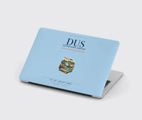 Thumbnail for Düsseldorf Airport (DUS) design on light blue MacBook case
