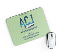 Thumbnail for Airbus ACJ319neo design on light green rectangle mouse pad