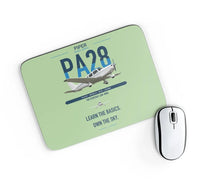 Thumbnail for Piper PA-28-181 Archer LX design on light green rectangle mouse pad