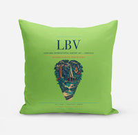 Thumbnail for Leon-Mba International Airport (LBV) design on light green pillow