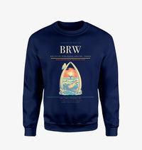 Thumbnail for Wiley Post–Will Rogers Memorial Airport (BRW) design on navy blue sweatshirt