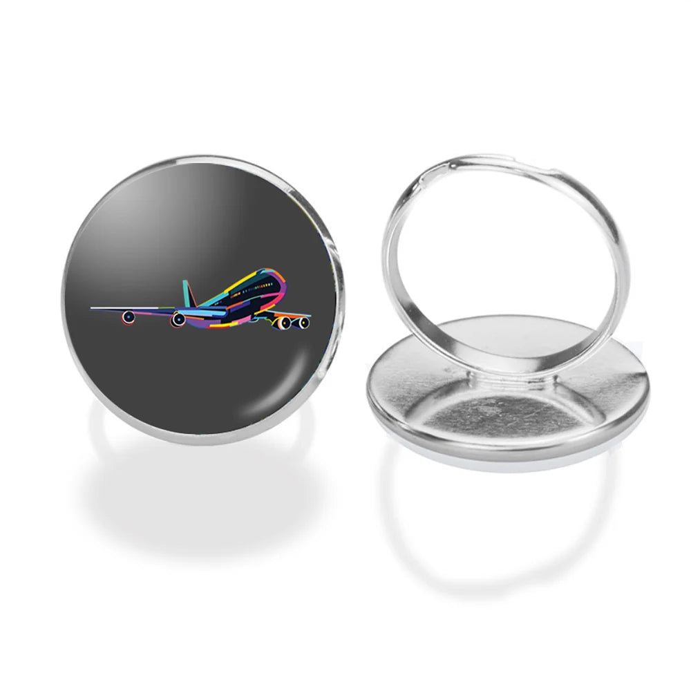 Multicolor Airplane Ring - view 4