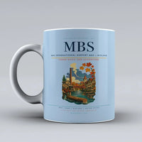 Thumbnail for MBS International Airport (MBS) airport code design on light blue ceramic mug