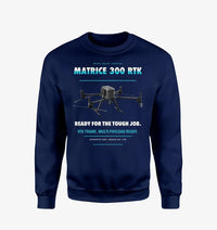 Thumbnail for DJI Matrice 300 RTK design on navy blue sweatshirt
