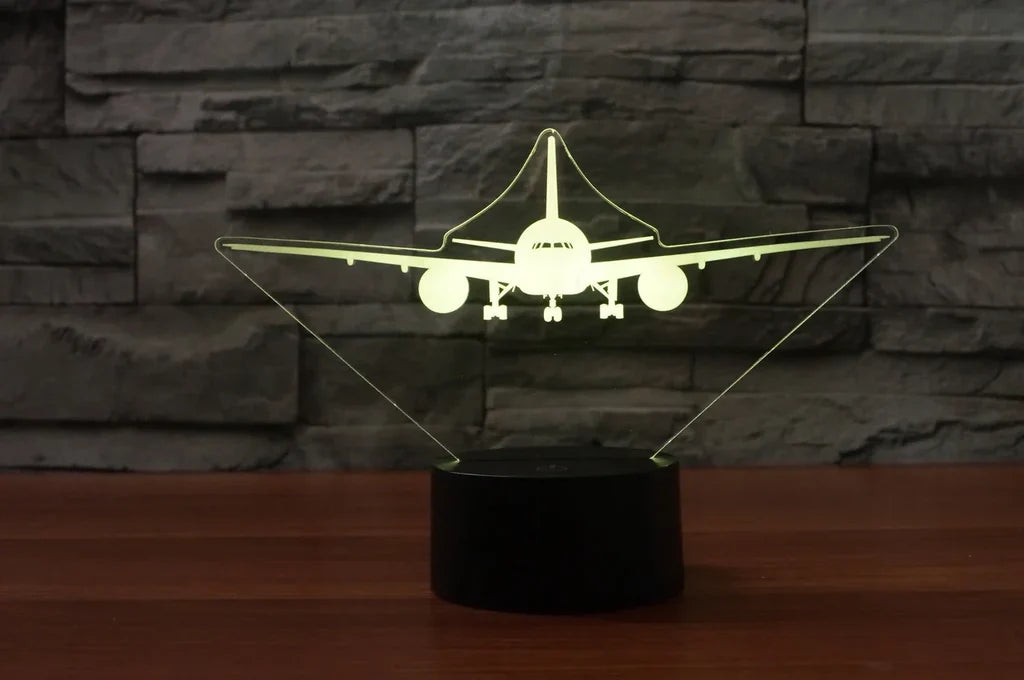 Customisable Boeing 777 3D Lamp - view 5