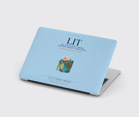 Thumbnail for Bill and Hillary Clinton National Airport (LIT) design on light blue MacBook case