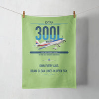 Thumbnail for Extra 300L design on light green towel
