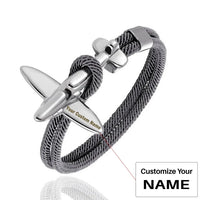 Thumbnail for Customisable Small Airplane Bracelet - view 11