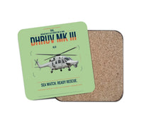 Thumbnail for HAL ALH Dhruv Mk III design on light green 1 piece coaster