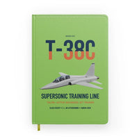 Thumbnail for T-38C Talon design on light green notebook