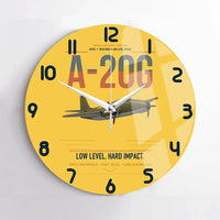 Thumbnail for A-20G Havoc design on yellow no frame wall clock