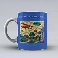 Thumbnail for VINTAGE G4199 - The Homestead Airdrop - Ceramic Mug design on blue