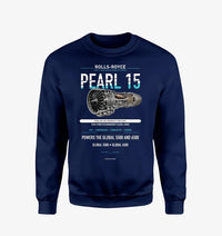 Thumbnail for PEARL 15 design on navy blue sweatshirt