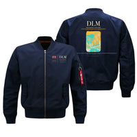 Thumbnail for Dalaman Airport (DLM) design on blue bomber jacket