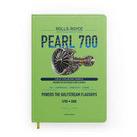 Thumbnail for PEARL 700 design on light green notebook