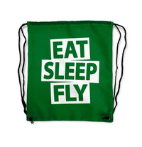 Thumbnail for Eat Sleep Fly Drawstring Bag - view 4