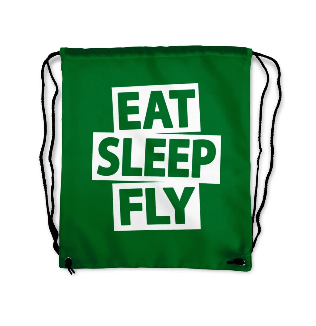 Eat Sleep Fly Drawstring Bag - view 4