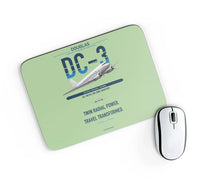Thumbnail for Douglas DC-3 design on light green rectangle mouse pad