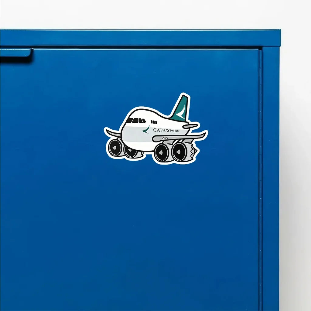Cathay Pacific Boeing 747-8F Airplanes sticker