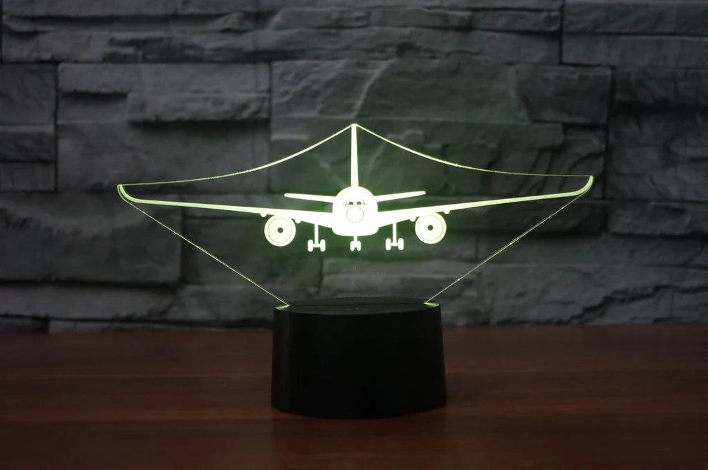 Customisable Airbus A350 3D Lamp - view 5